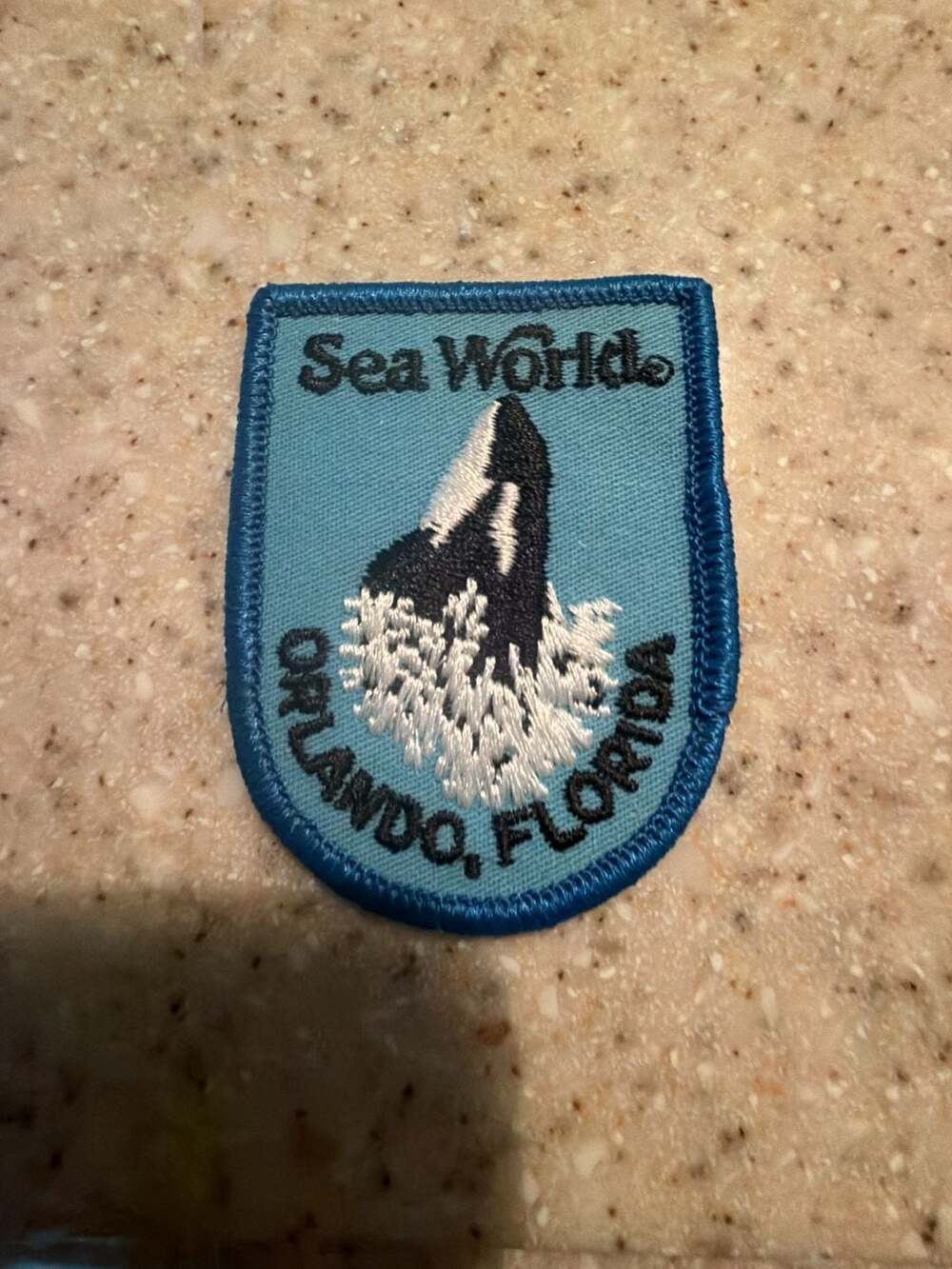 Sea World Orlando Florida Vintage Embroidered Souvenir Patch